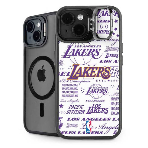 NBA LA Lakers Historic Blast iPhone 14 Plus Kickstand Case