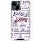 NBA LA Lakers Historic Blast iPhone 15 Clear Case