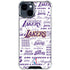 NBA LA Lakers Historic Blast iPhone 15 Clear Case