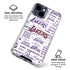 NBA LA Lakers Historic Blast iPhone 15 Clear Case