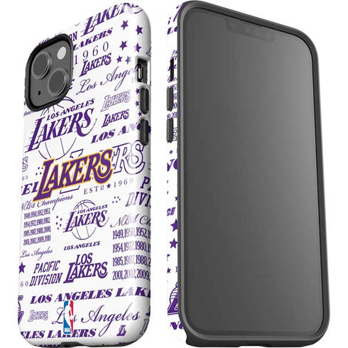 NBA LA Lakers Historic Blast iPhone 15 Impact Case