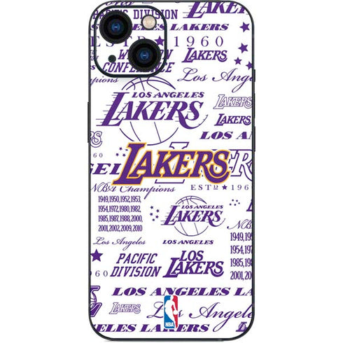 NBA LA Lakers Historic Blast iPhone 15 Skin