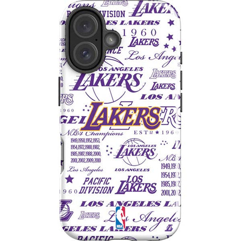 NBA LA Lakers Historic Blast iPhone 16 Plus Impact Case