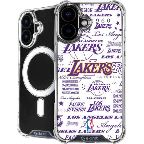 NBA LA Lakers Historic Blast iPhone 16 Plus MagSafe Case