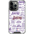 NBA LA Lakers Historic Blast iPhone 16 Pro Clear Case