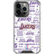 NBA LA Lakers Historic Blast iPhone 16 Pro Max Clear Case