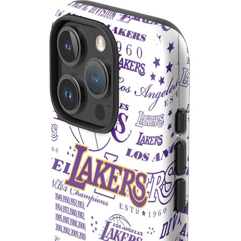 NBA LA Lakers Historic Blast iPhone 16 Pro Max Impact Case