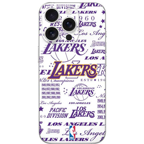 NBA LA Lakers Historic Blast iPhone 16 Pro Skin