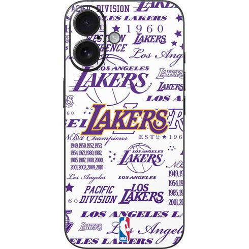 NBA LA Lakers Historic Blast iPhone 16 Skin