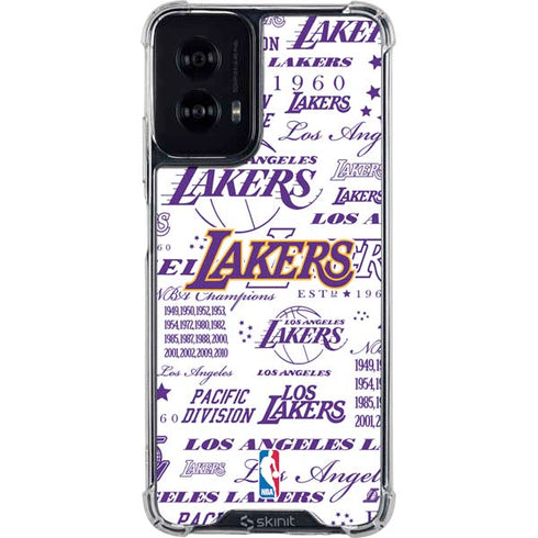 NBA LA Lakers Historic Blast Moto G Power 5G (2024) Clear Case