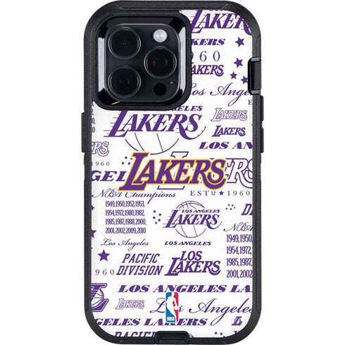 NBA LA Lakers Historic Blast Otterbox Defender iPhone Skin