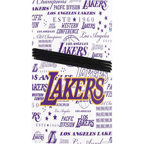 NBA LA Lakers Historic Blast PS5 Pro Console Skin