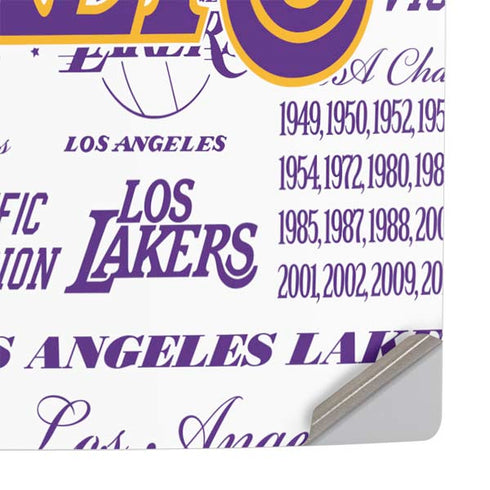 NBA LA Lakers Historic Blast PS5 Pro Console Skin