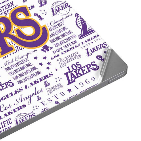 NBA LA Lakers Historic Blast Laptop Skins