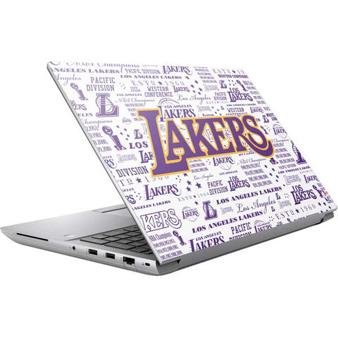 NBA LA Lakers Historic Blast HP ZBook Fury 16 G10 Skin