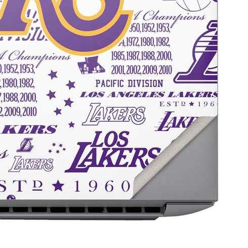 NBA LA Lakers Historic Blast HP ZBook Fury 16 G10 Skin