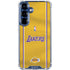 NBA Los Angeles Lakers Jersey Galaxy S25 FE Clear Case