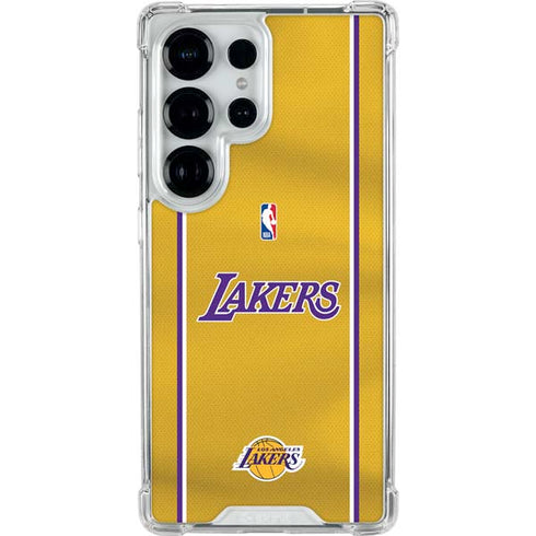 NBA Los Angeles Lakers Jersey Galaxy S26 Ultra Clear Case