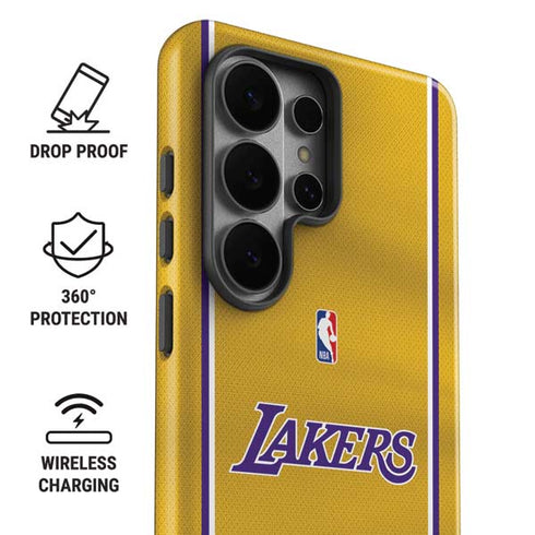 NBA Los Angeles Lakers Jersey Galaxy S26 Ultra Impact Case