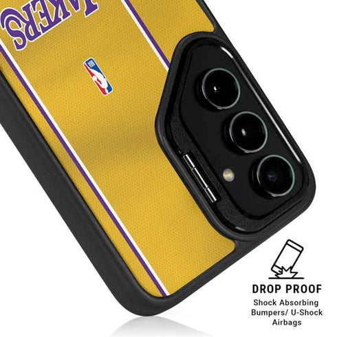 NBA Los Angeles Lakers Jersey Galaxy S26 Ultra Kickstand Case
