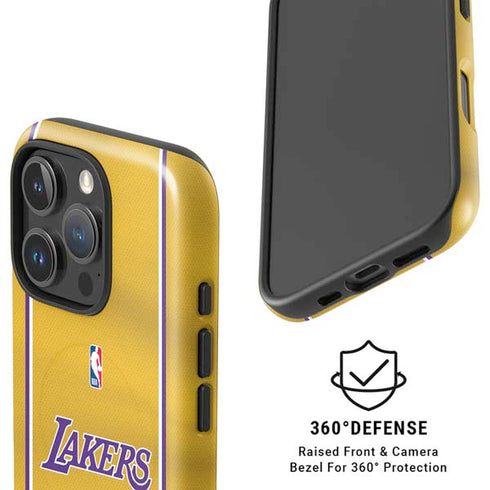 NBA Los Angeles Lakers Jersey iPhone 16 Pro Max Magsafe Impact Case