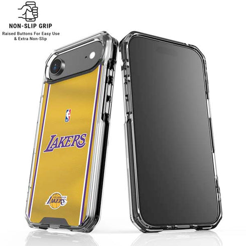 NBA Los Angeles Lakers Jersey iPhone 17 Air Clear Case