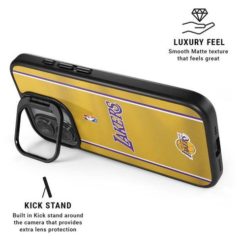 NBA Los Angeles Lakers Jersey iPhone 17 Kickstand Case