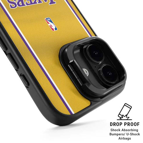NBA Los Angeles Lakers Jersey iPhone 17 Kickstand Case