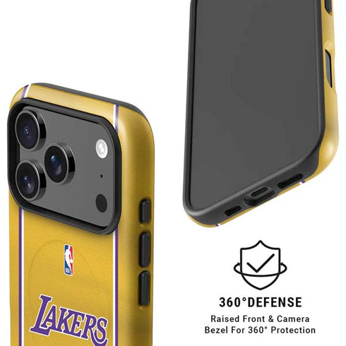 NBA Los Angeles Lakers Jersey iPhone 17 Pro Magsafe Impact Case