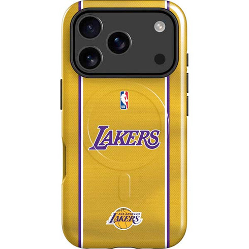 NBA Los Angeles Lakers Jersey iPhone 17 Pro Max Magsafe Impact Case