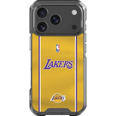 NBA Los Angeles Lakers Jersey iPhone 18 Pro Clear Case