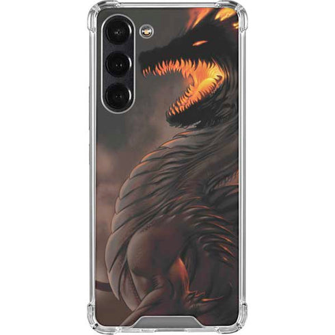 LA Williams Belial Dragon by LA Williams Galaxy S24 FE Clear Case