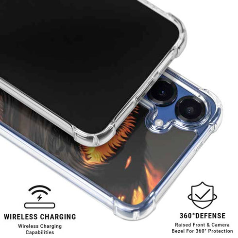 LA Williams Belial Dragon by LA Williams Galaxy S25 Plus Clear Case