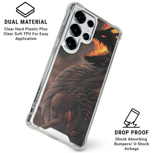 LA Williams Belial Dragon by LA Williams Galaxy S25 Ultra Clear Case