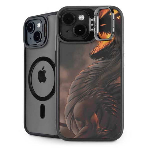 LA Williams Belial Dragon by LA Williams iPhone 15 Plus Kickstand Case