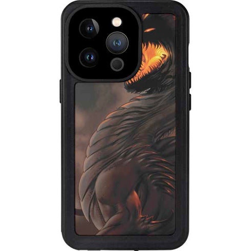 LA Williams Belial Dragon by LA Williams iPhone 15 Pro Waterproof Case