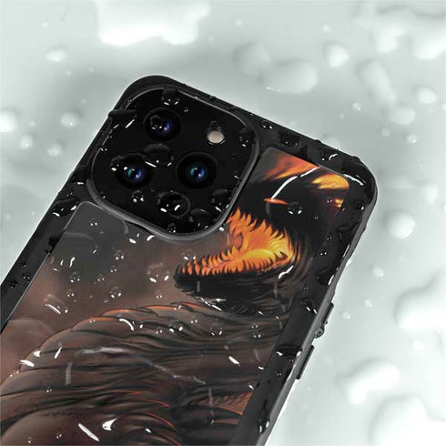 LA Williams Belial Dragon by LA Williams iPhone 15 Pro Waterproof Case