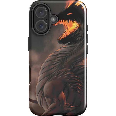 LA Williams Belial Dragon by LA Williams iPhone 16 Impact Case