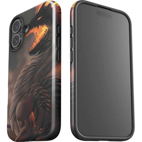 LA Williams Belial Dragon by LA Williams iPhone 16 Impact Case