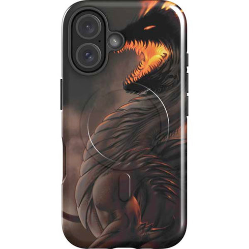 LA Williams Belial Dragon by LA Williams iPhone 16 Magsafe Impact Case