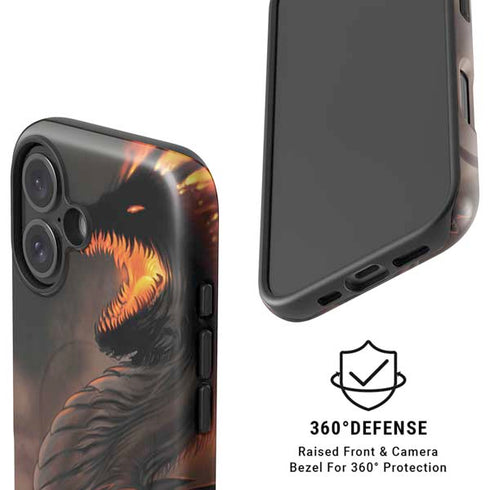 LA Williams Belial Dragon by LA Williams iPhone 16 Magsafe Impact Case