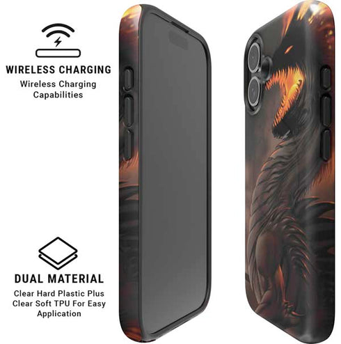 LA Williams Belial Dragon by LA Williams iPhone 16 Magsafe Impact Case
