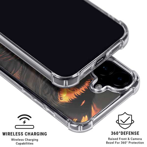 LA Williams Belial Dragon by LA Williams iPhone 16 Plus Clear Case