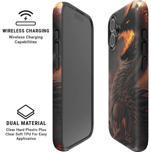 LA Williams Belial Dragon by LA Williams iPhone 16 Plus Magsafe Impact Case