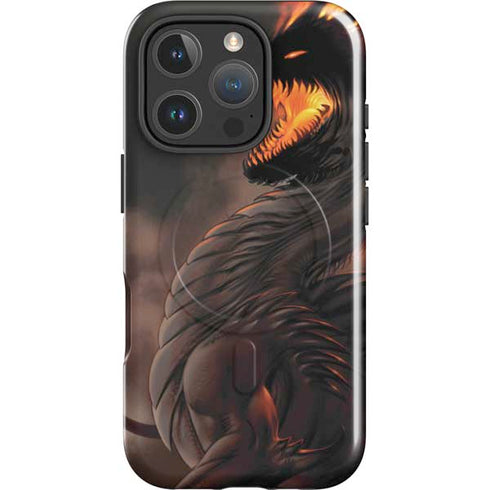 LA Williams Belial Dragon by LA Williams iPhone 16 Pro Magsafe Impact Case
