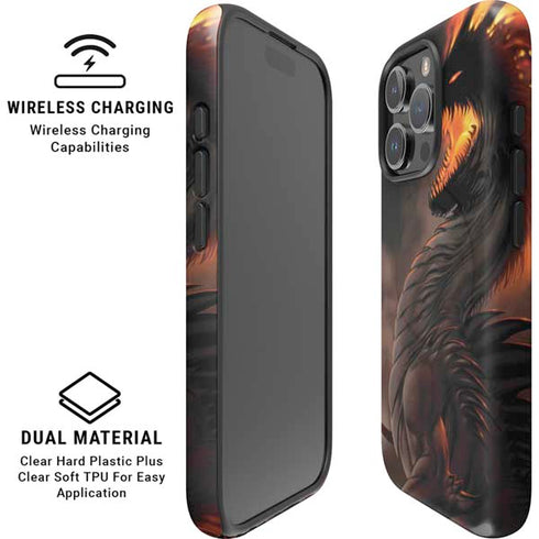 LA Williams Belial Dragon by LA Williams iPhone 16 Pro Magsafe Impact Case