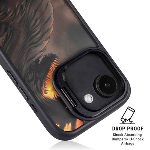 LA Williams Belial Dragon by LA Williams iPhone 16e Kickstand Case