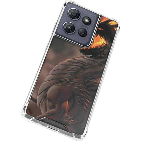 LA Williams Belial Dragon by LA Williams Moto G 5G (2025) Clear Case