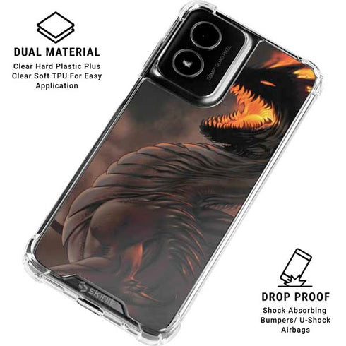 LA Williams Belial Dragon by LA Williams Moto G Power 5G (2024) Clear Case
