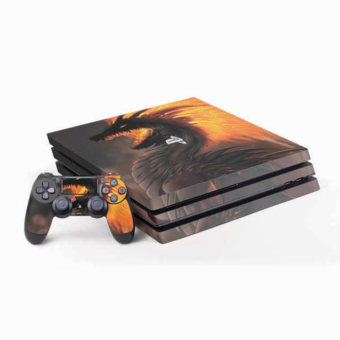 LA Williams Belial Dragon by LA Williams PS4 Pro Bundle Skin